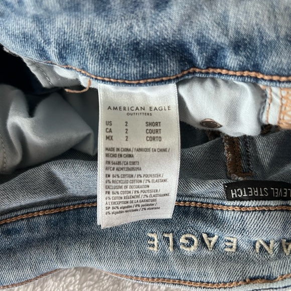 American Eagle Outfitters Light Blue Flare Jeans - Picture 7 of 8